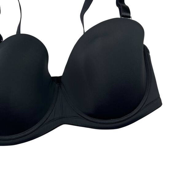 Delimira Underwire Contour Multiway Convertible Full Coverage Bra Black 42DD - Picture 4 of 8